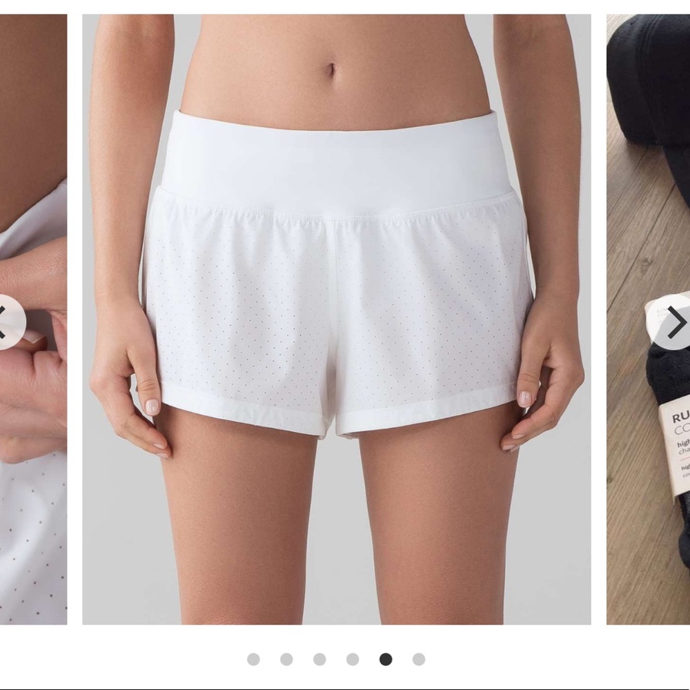 Lululemon final lap short (2.5”) size 8